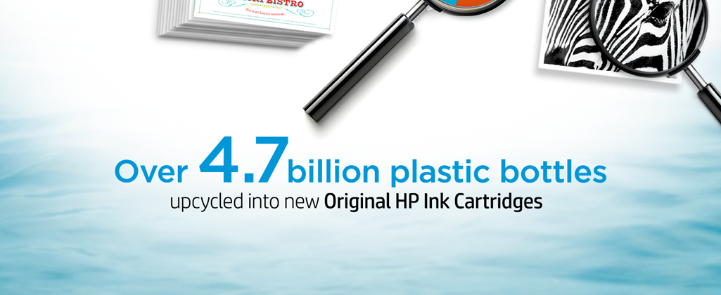 original hp ink sustainable printing recycling upcycling cartridges