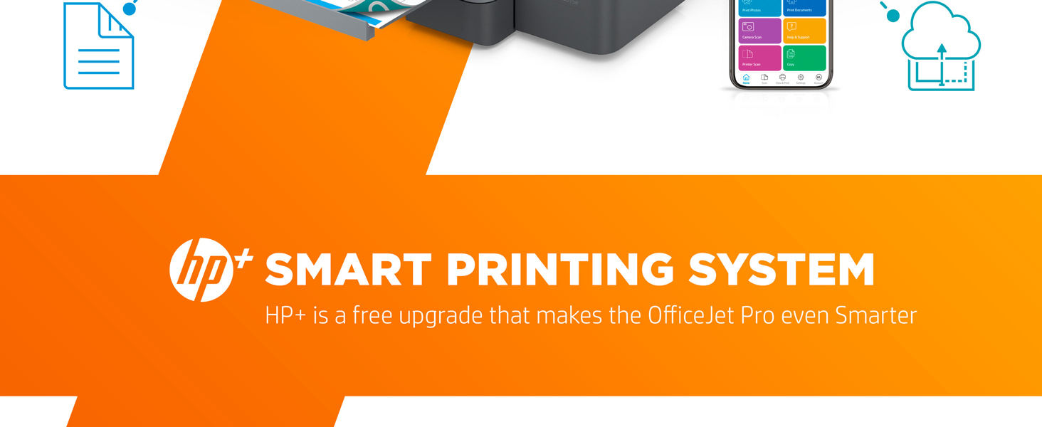 hp+ smart printing system Instant Ink offer cartridge delivery recycling wireless printing