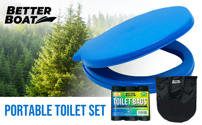 portable toilet set