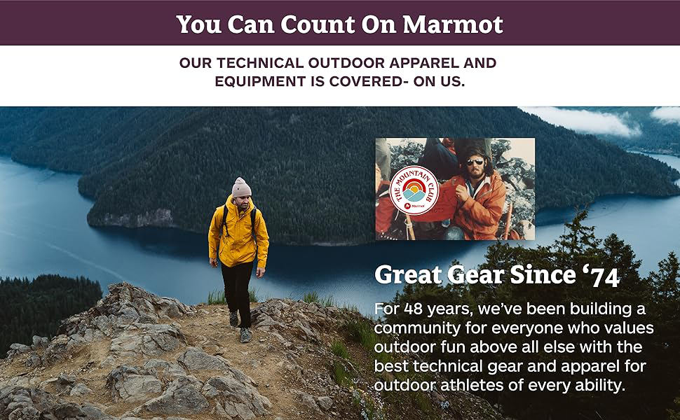 Marmot Outdoor Apparel & Equipment Promise & Gear Since '74