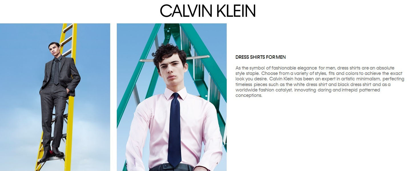 Calvin Klein Mens Dress Shirts