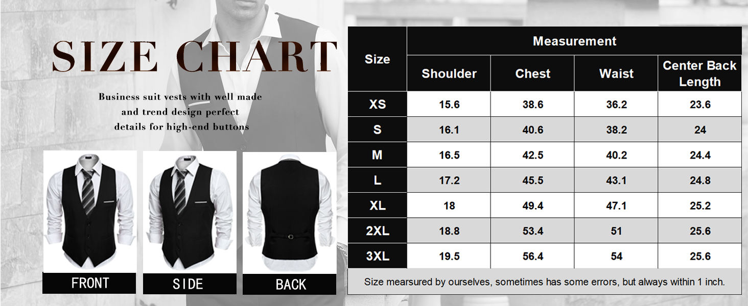 mens casual vest