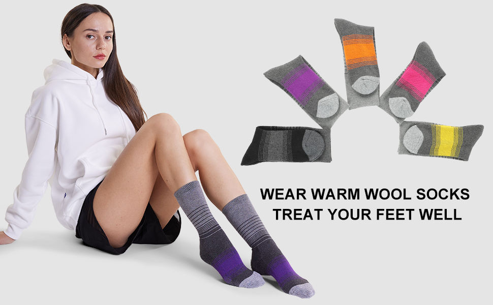 Warm Winter Wool Socks