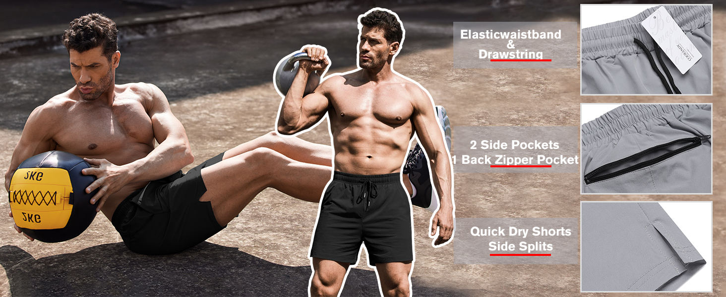 workout shorts for men