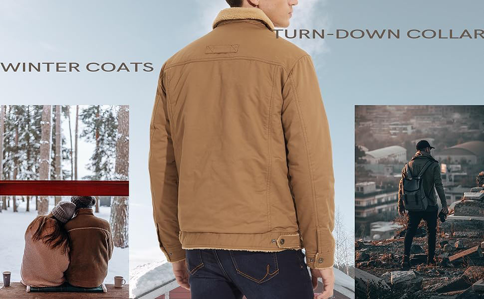 Turn-down Collar Winter Coats