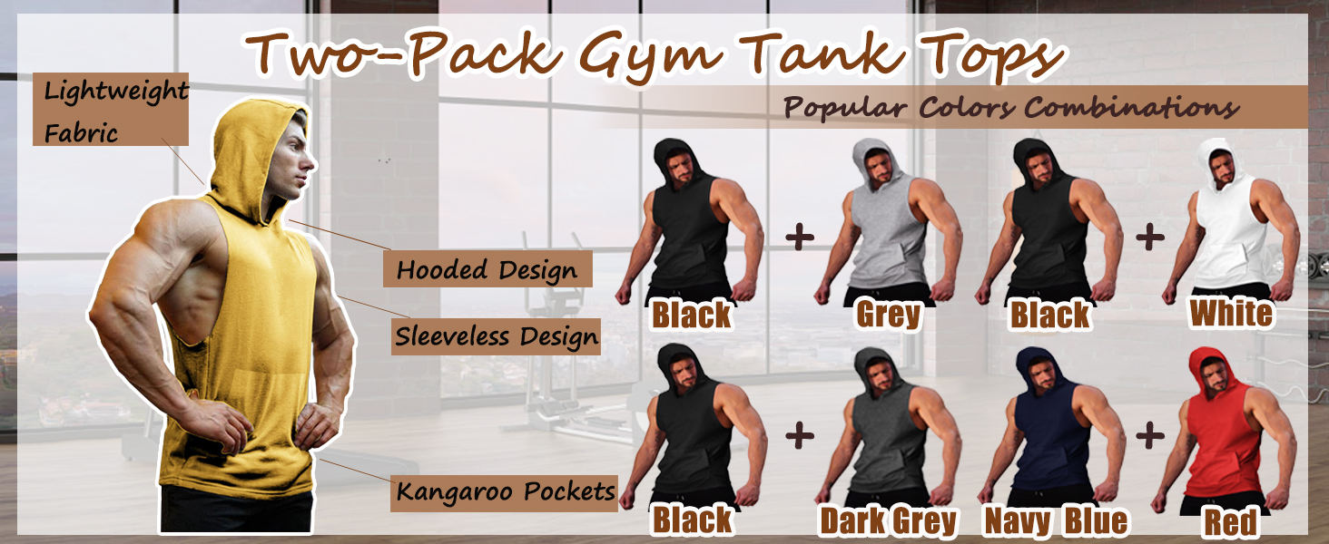 MENS  gym tank tops