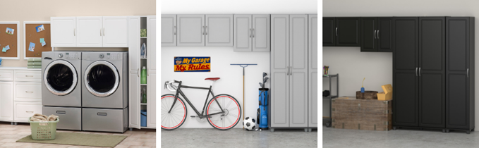 storage;garage storage;storage cabinets;wall cabinets;garage cabinets;laundry cabinets;laundry