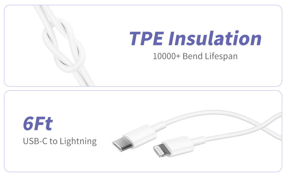 6Ft USB-C to Lightning