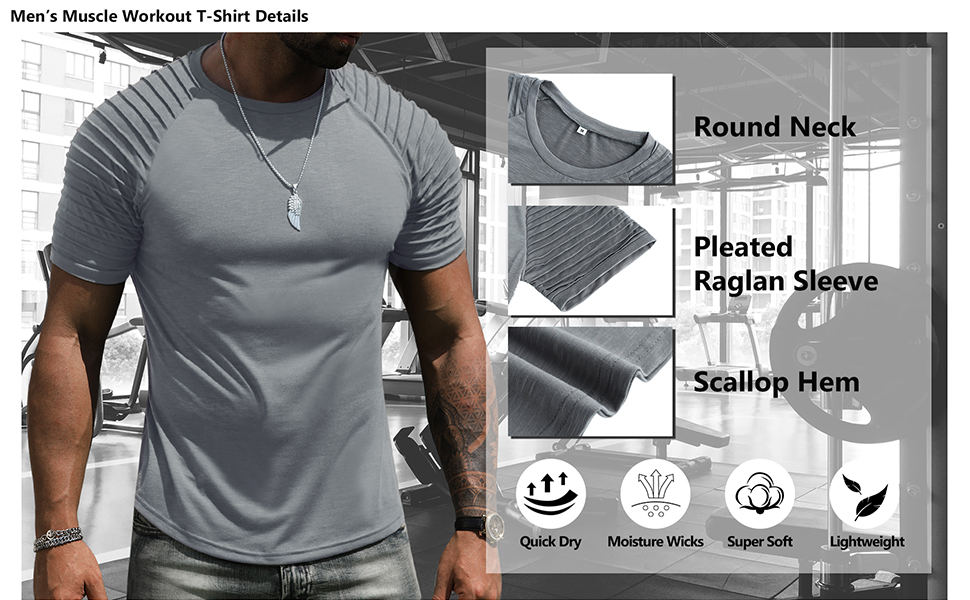 Men's workout shirts