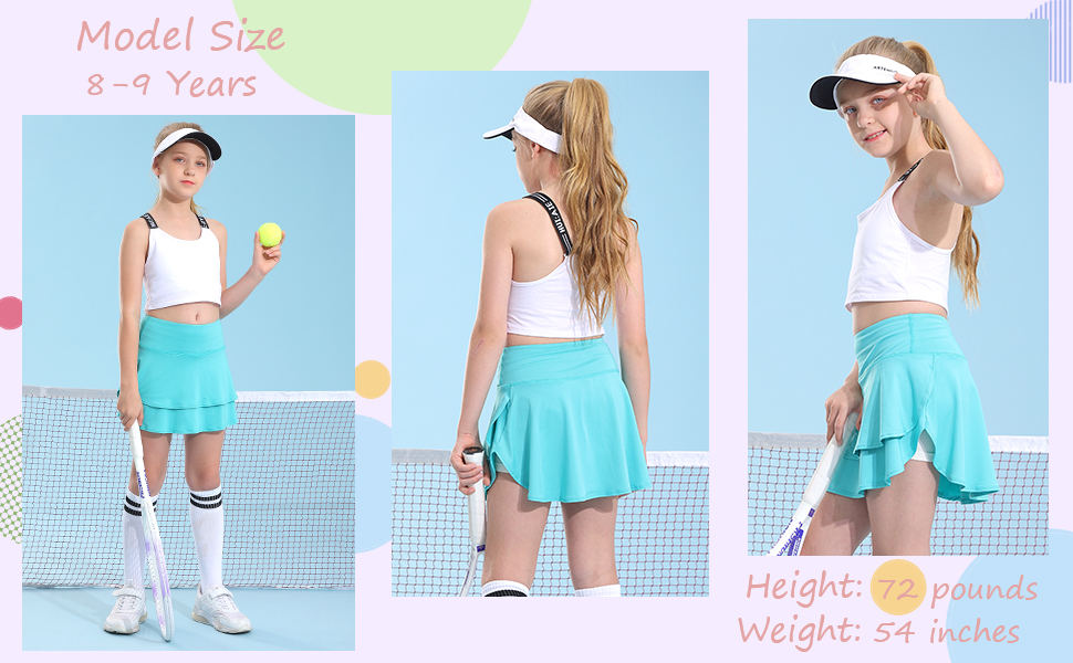 girls athletic skort