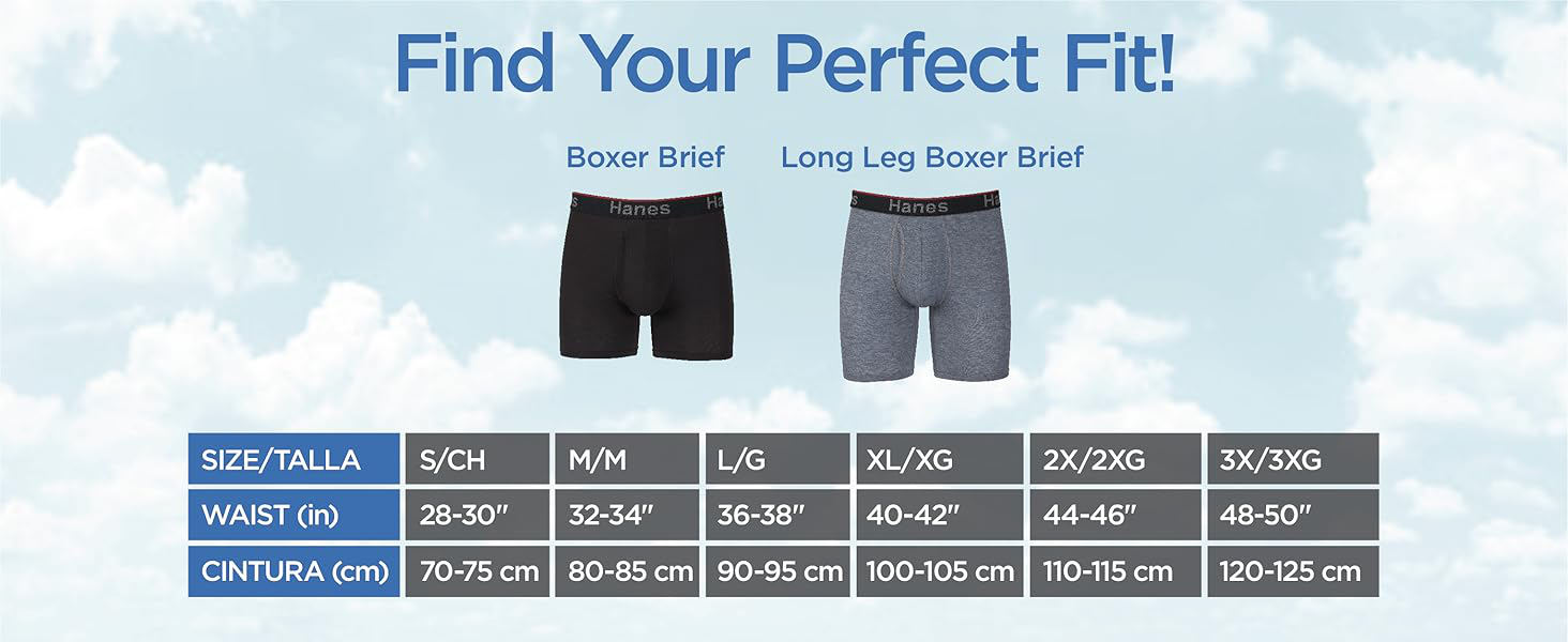 CFF Size Chart