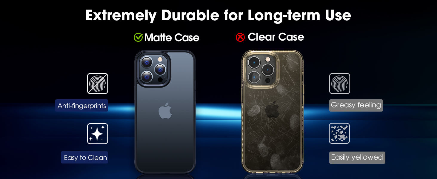 iphone 14 pro max phone case, anti-fingerprint and easy to clean