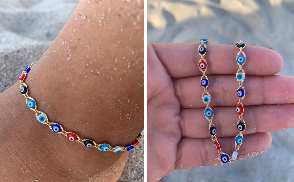 evil eye bracelet/ankle